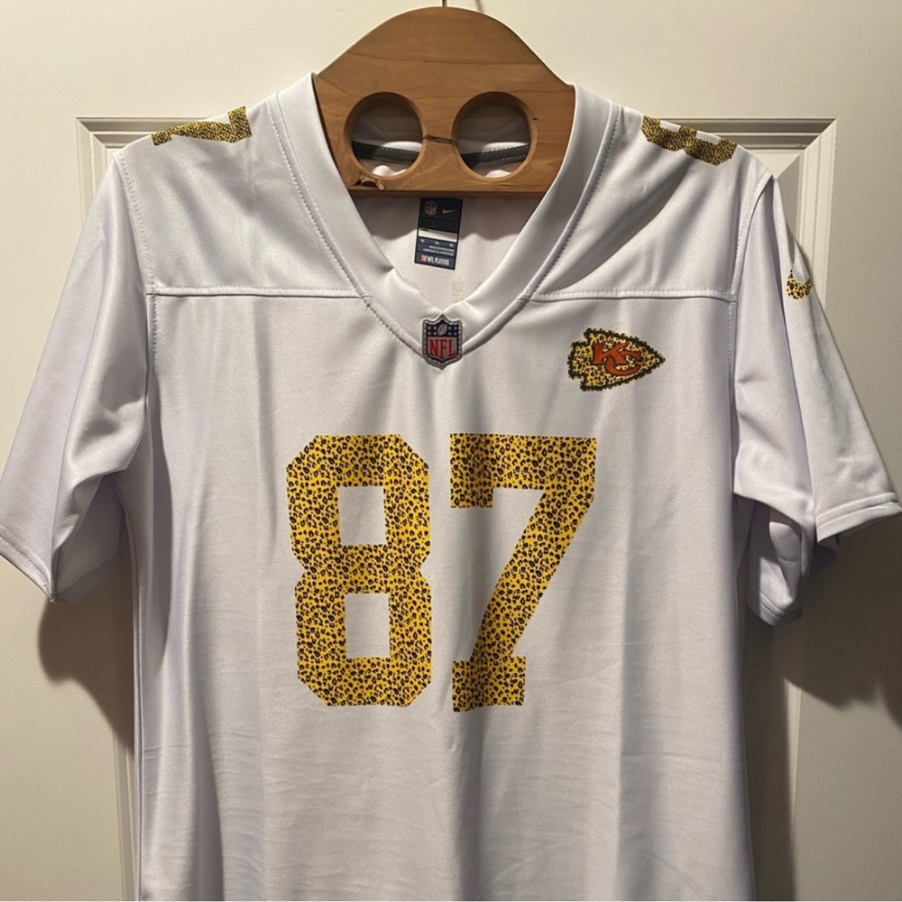 Nike White and Gold Women's Jersey